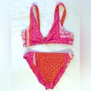 Skatie Swim Bikini - Salty Bottom and Penny Top in Montana - NWOT